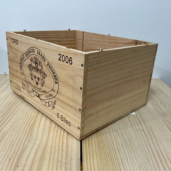 Wine crate, wood crate, wooden wine crate - Picture 5 of 9
